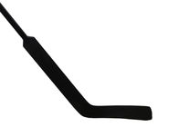 Palillo del hockey sobre hielo de la fibra de carbono del portero resistencia del cansancio de 1 pedazo que moldea